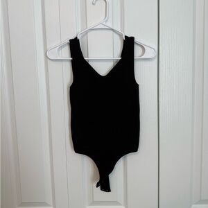Together Black Sleeveless Bodysuit